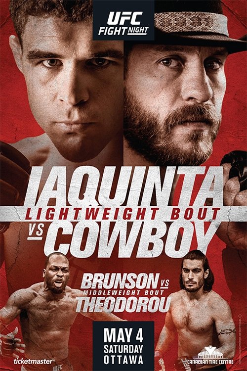 UFC Fight Night 151 Iaquinta Vs. Cowboy Poster Print