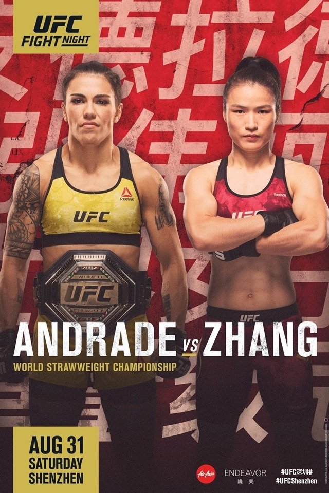 UFC Fight Night 157 Andrade Vs. Zhang Poster Print