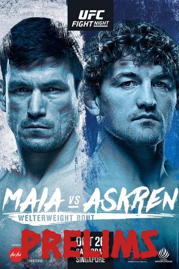UFC Fight Night 162 Maia Vs. Askren Prelims Poster Print