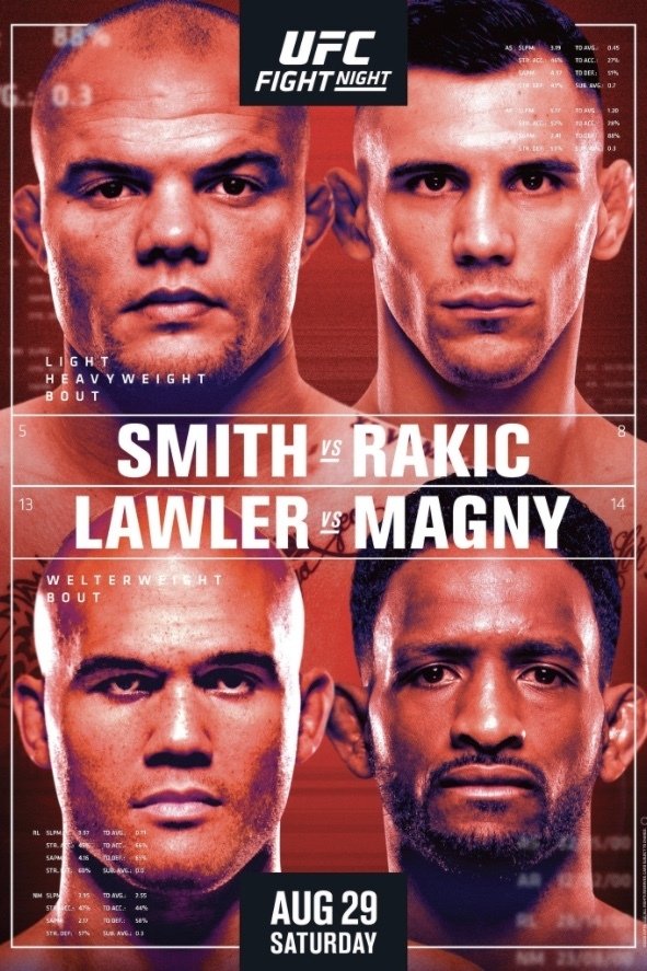 UFC Fight Night 175 Smith Vs. Rakic Poster Print