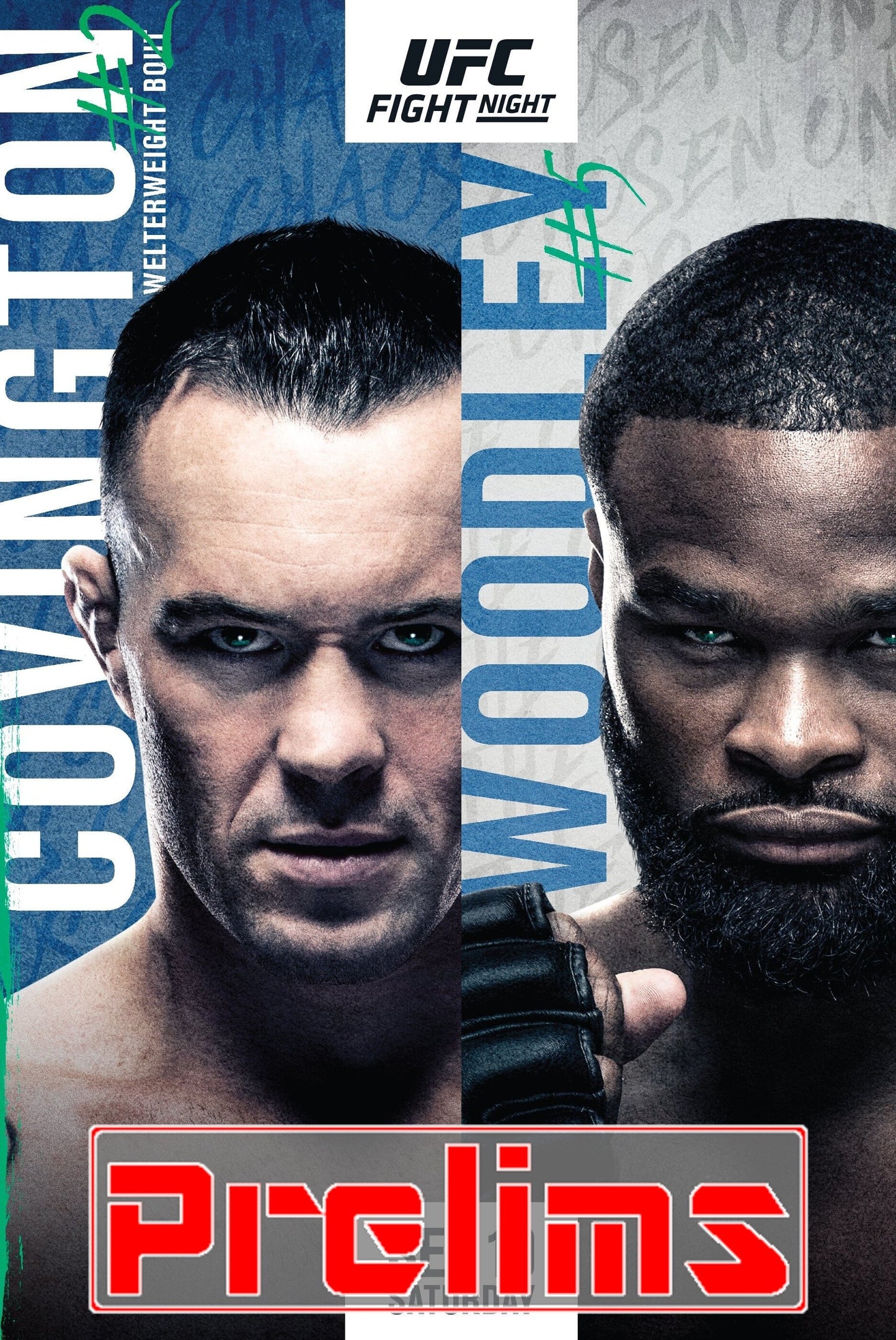 UFC Fight Night 178 Covington Vs. Woodley Prelims Poster Print