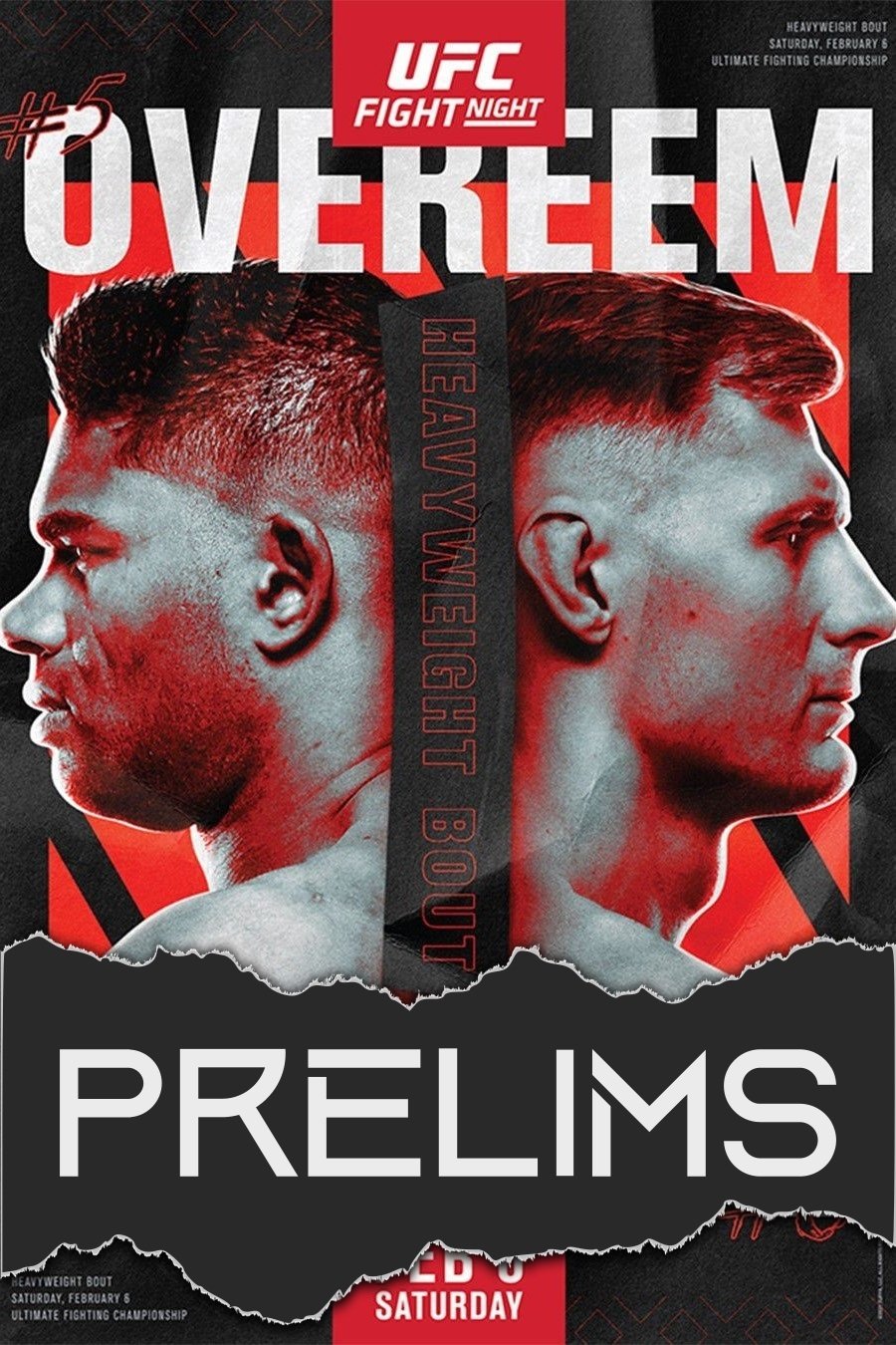 UFC Fight Night 184 Overeem Vs. Volkov Prelims Poster Print