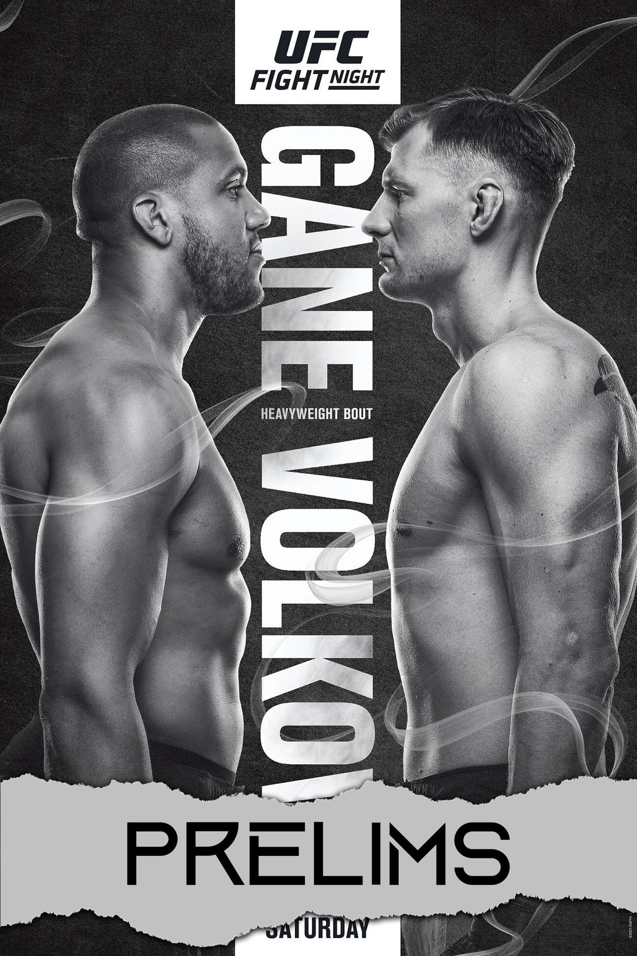 UFC Fight Night 190 Gane Vs. Volkov Prelims Poster Print