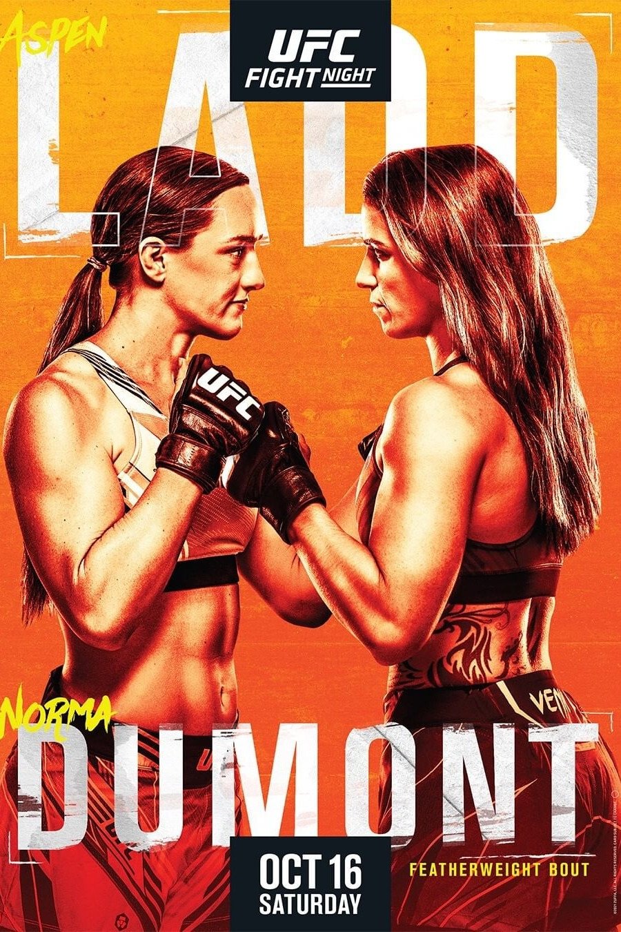 UFC Fight Night 195 Ladd Vs. Dumont Poster Print