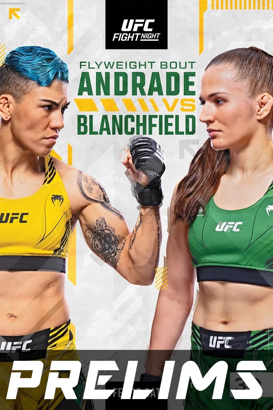 UFC Fight Night 219 Andrade Vs. Blanchfield Prelims Poster Print