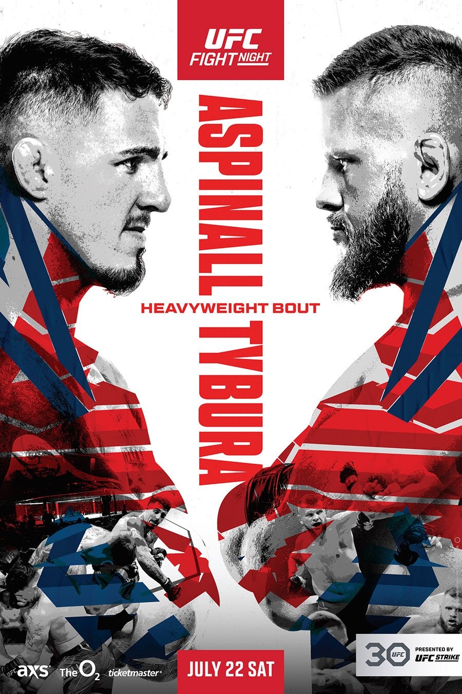 UFC Fight Night 224 Aspinall Vs. Tybura Poster Print
