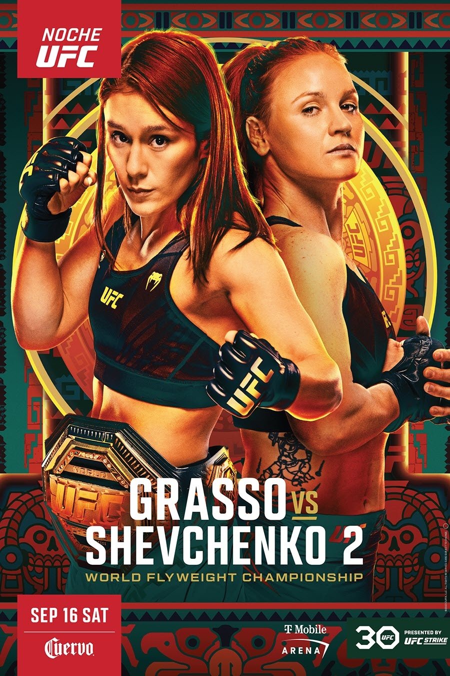 UFC Fight Night 227 Grasso Vs. Shevchenko 2 Poster Print