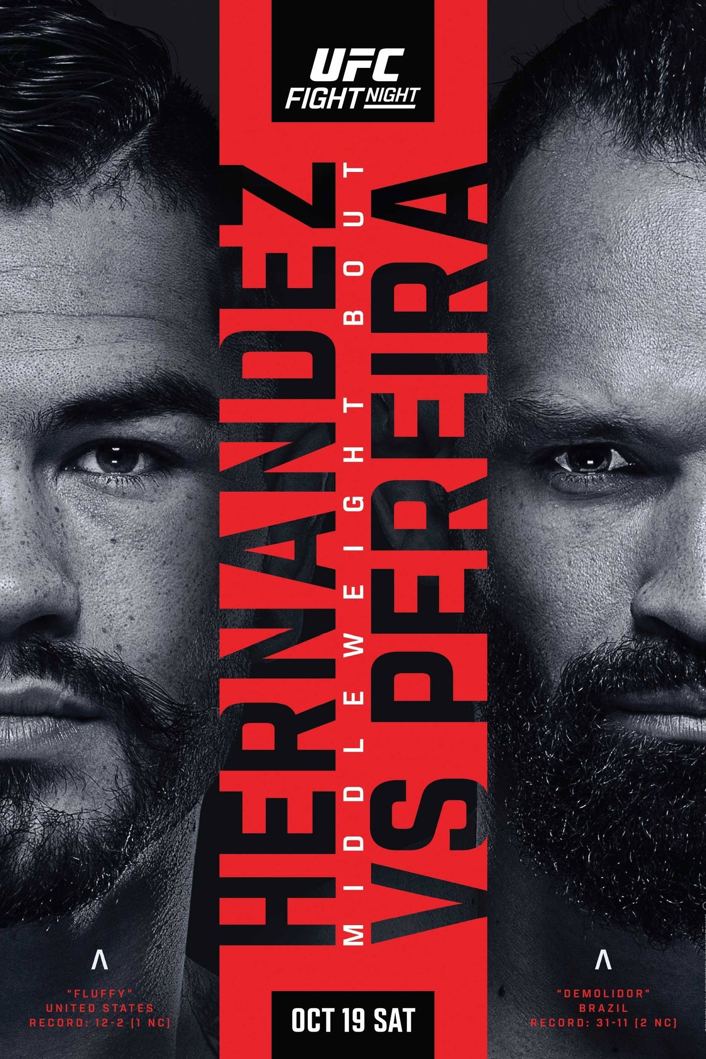 UFC Fight Night 245 Hernandez Vs. Pereira Poster Print