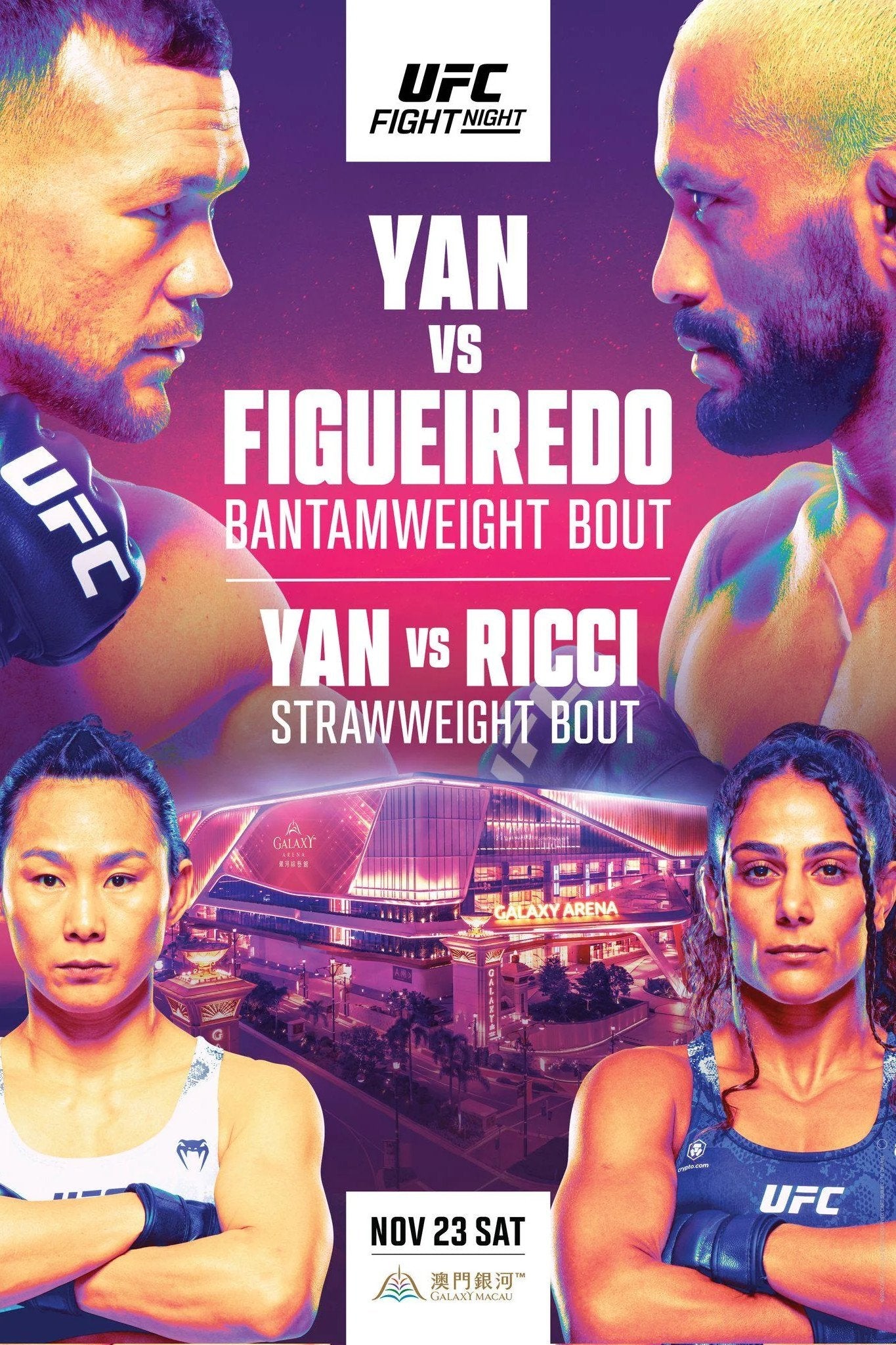 UFC Fight Night 248 Yan Vs. Figueiredo Poster Print