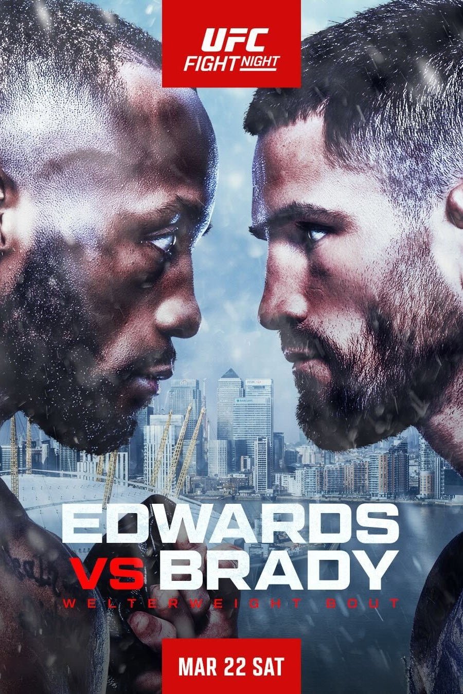 UFC Fight Night 255 Edwards Vs. Brady Poster Print