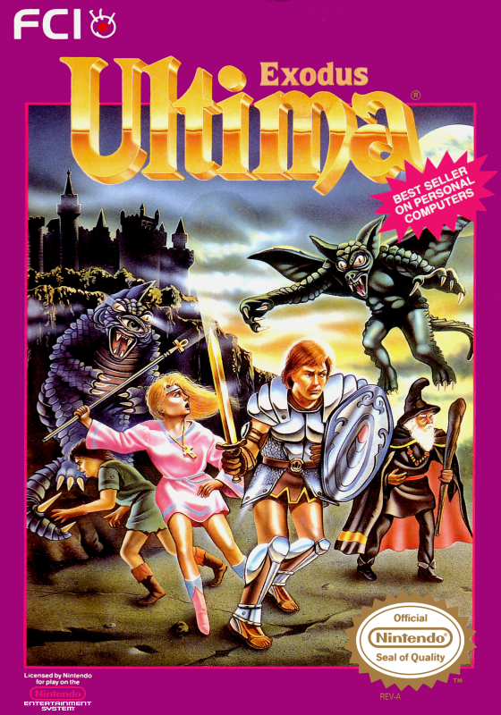 Ultima Exodus (Usa) Nes Print Poster