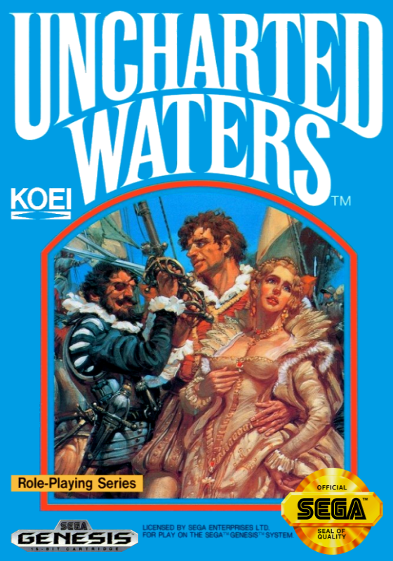 Uncharted Waters (Usa) Genesis Print Poster