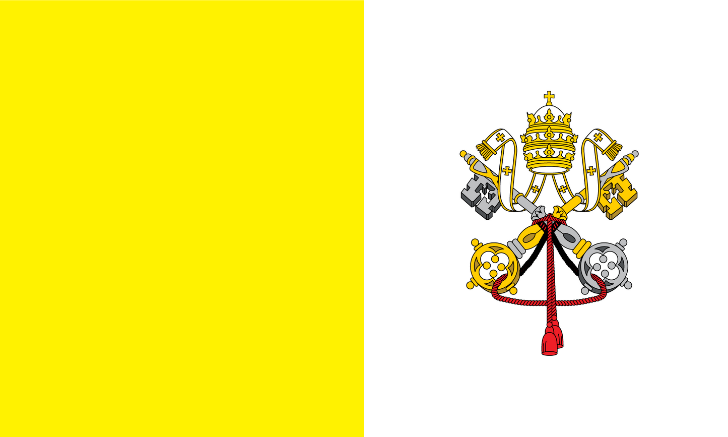 Vatican City Flag Print Poster