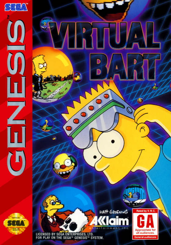 Virtual Bart (Usa) Genesis Print Poster