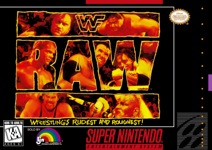 Wwf Raw (Usa) Snes Print Poster