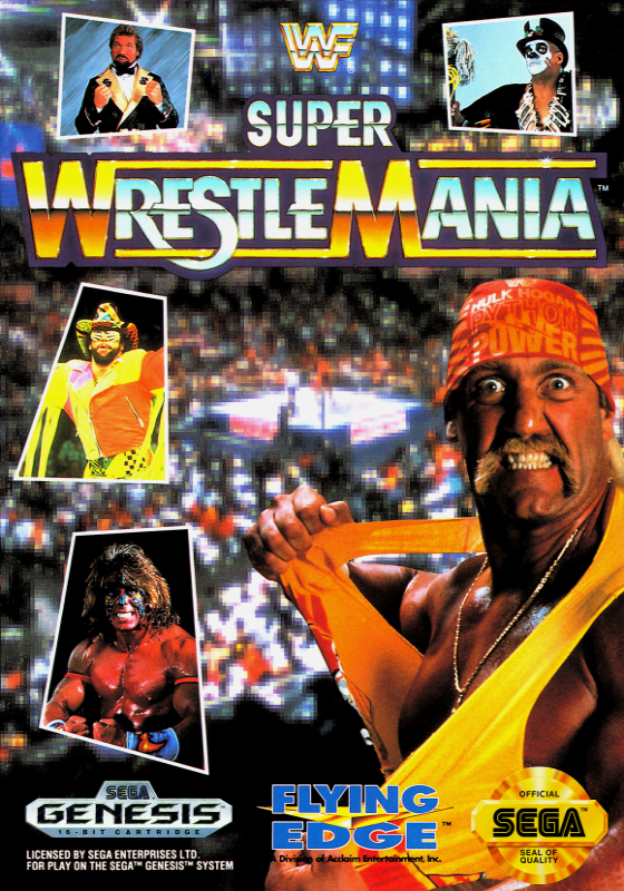 Wwf Super Wrestlemania (Usa) Genesis Print Poster
