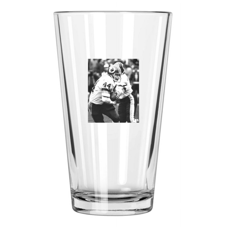 Washington Redskins John Riggins Photo Nfl Football Pint Beer Drinking Glass