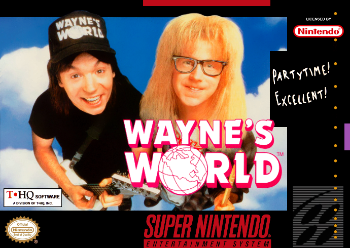 Wayne S World (Usa) Snes Print Poster