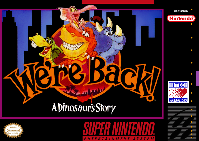 We Re Back A Dinosaur S Story (Usa) Snes Print Poster