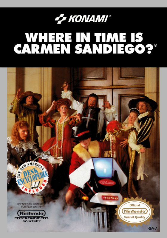 Where In Time Is Carmen Sandiego (Usa) Nes Print Poster
