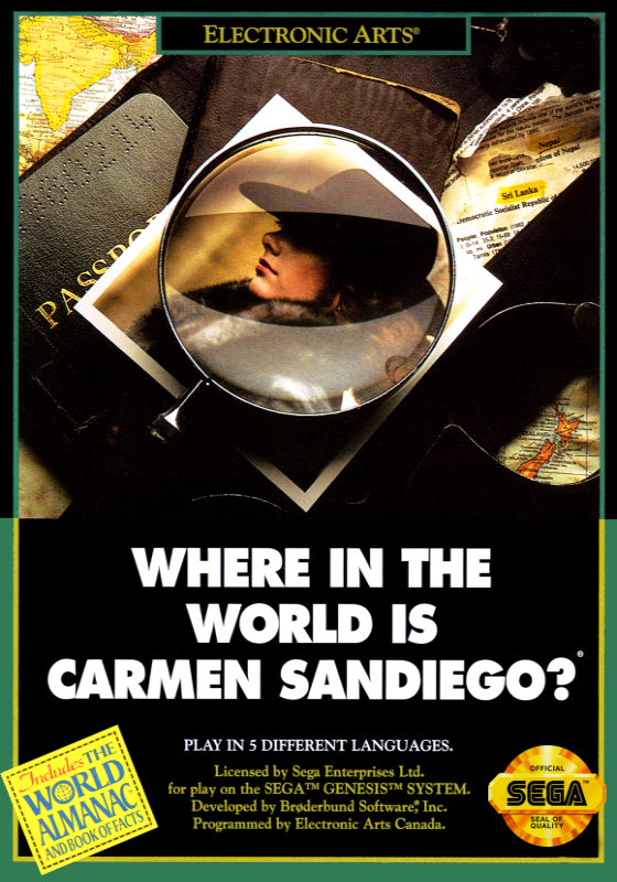 Where In The World Is Carmen Sandiego (Usa) Genesis Print Poster