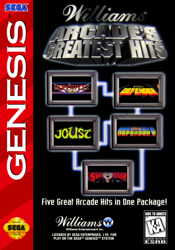 Williams Arcade S Greatest Hits (Usa) Genesis Print Poster