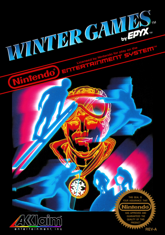 Winter Games (Usa) Nes Print Poster