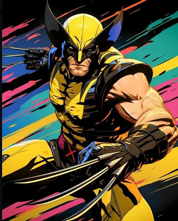 Wolverine Claws Out Print Poster