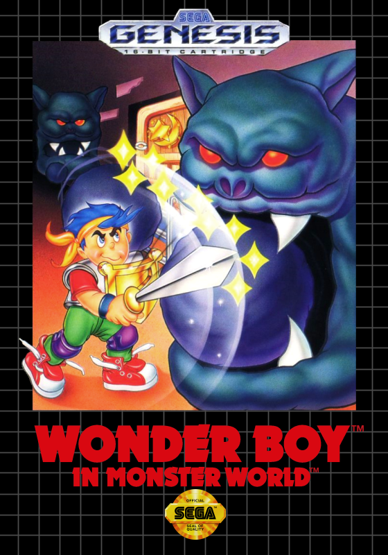 Wonderboy In Monster World (Usa) Genesis Print Poster