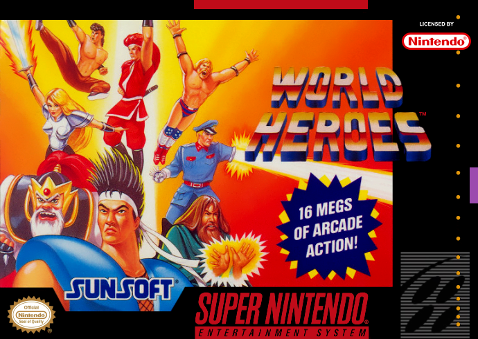 World Heroes (Usa) Snes Print Poster