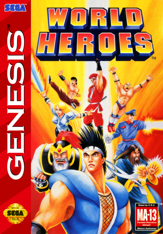World Heroes (Usa) Genesis Print Poster