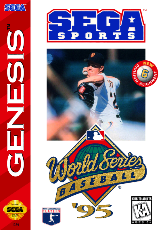 World Series Baseball 95 (Usa) Genesis Print Poster