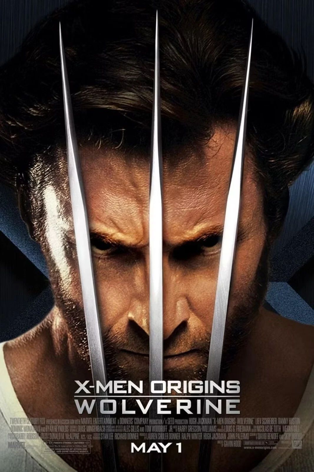 X Men Origins Wolverine (2009) Poster (Glossy)