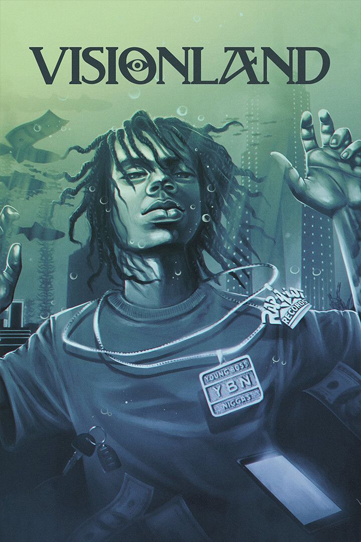 Ybn Nahmir Songwriter Visionland Music Album Wall Art Home Decor Poster