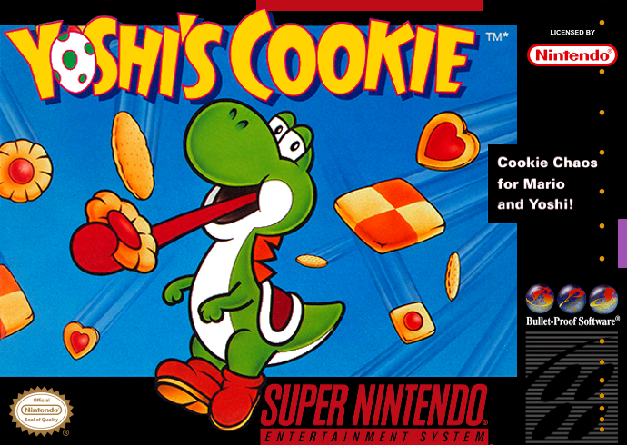Yoshi S Cookie (Usa) Snes Print Poster