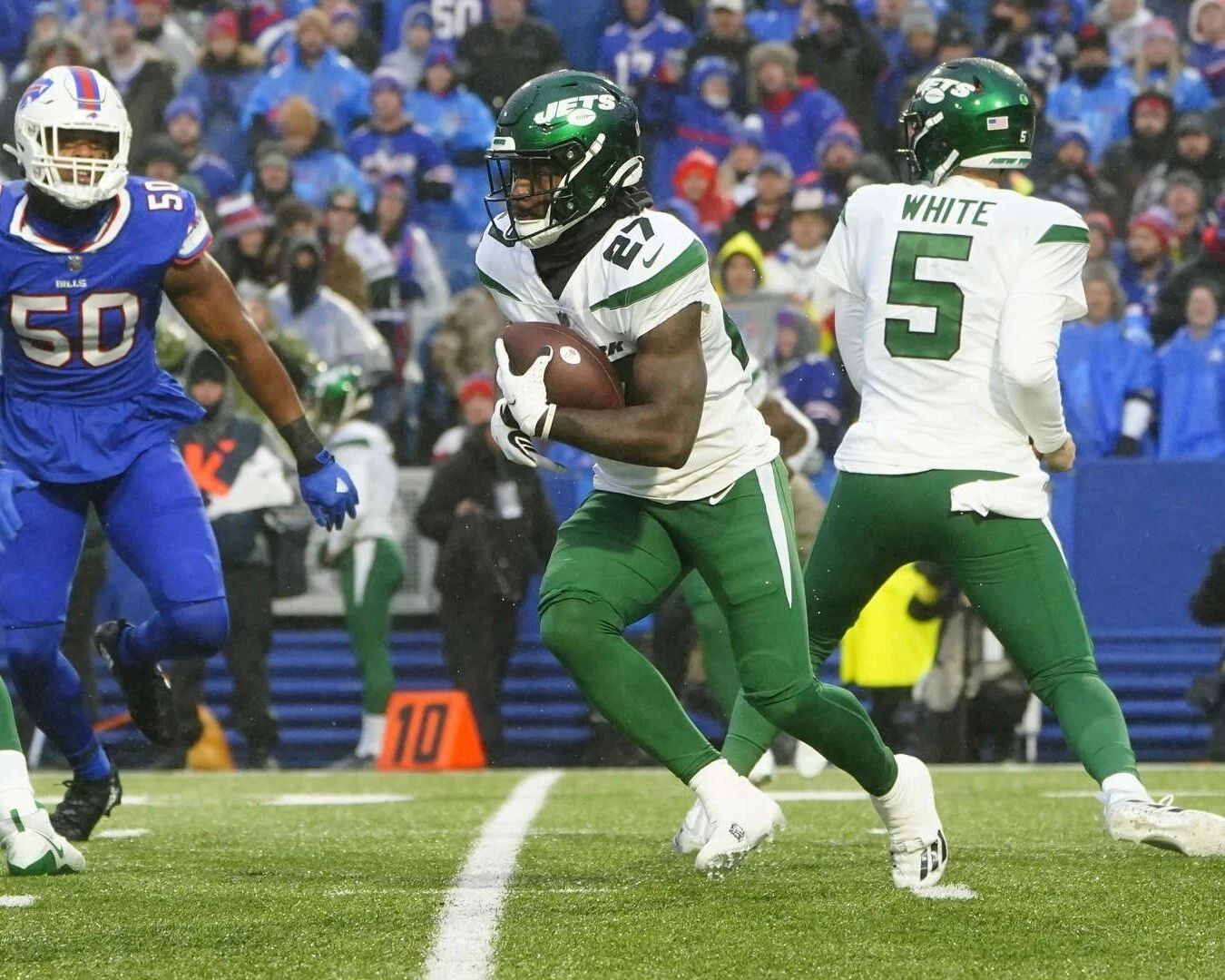 Zonovan Bam Knight & Mike White Photo New York Jets Ny Picture Nfl