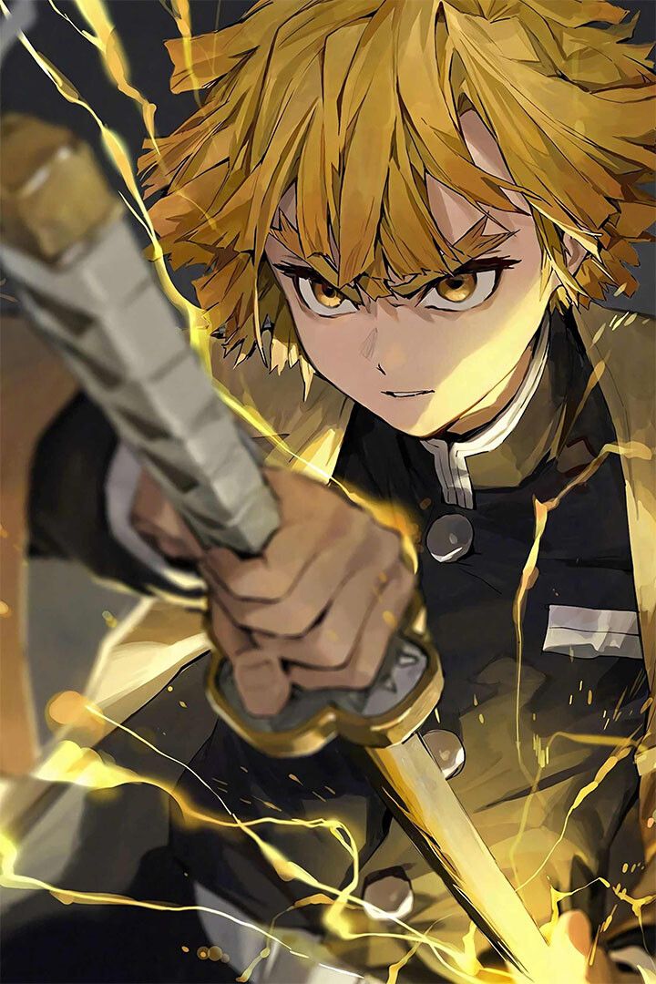 Zenitsu Demon Slayer Anime Action Adventure Wall Art Home Decor Poster