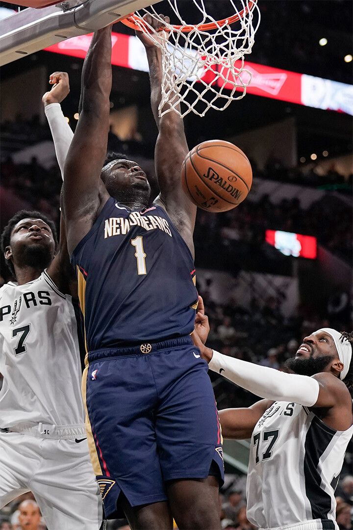 Zion Williamson New Orleans Basketball Player Art Print Decor Poster