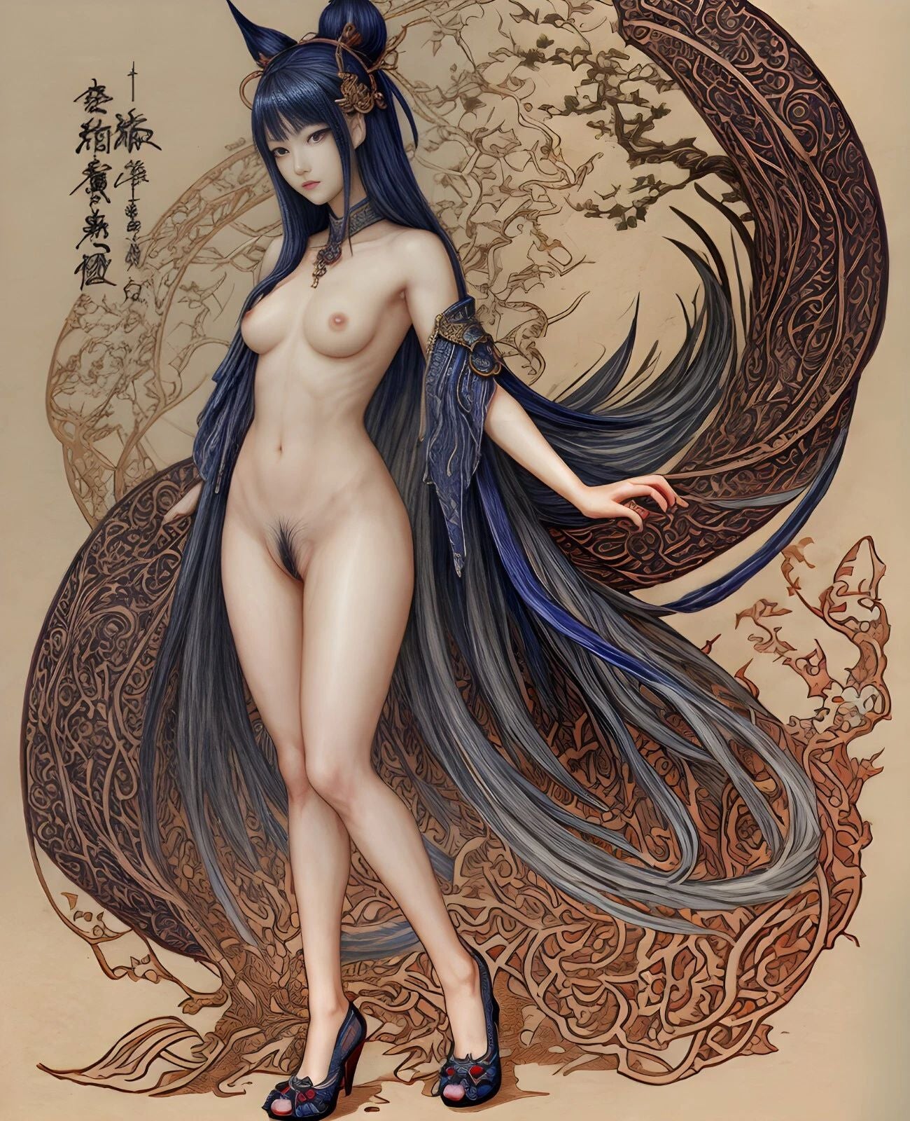 PHOTO (ART NUDES) FINE ART Professional FEMALE MODEL 8x10 Print
