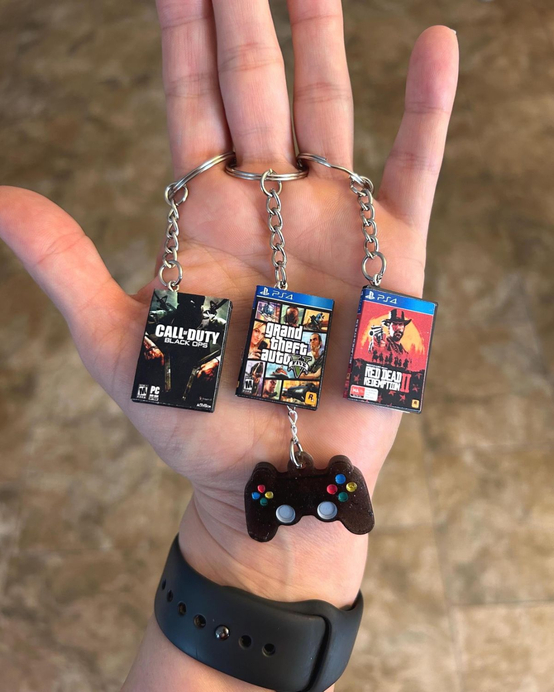 Video Game Keychain