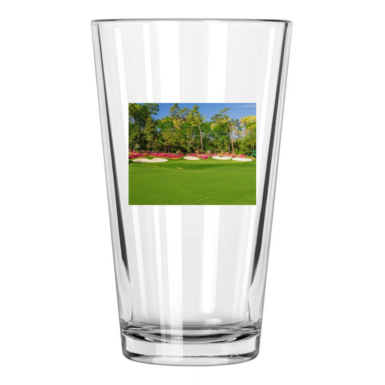 13Th Hole At The Masters Augusta National Golf Course Pint Beer Drinking Glass