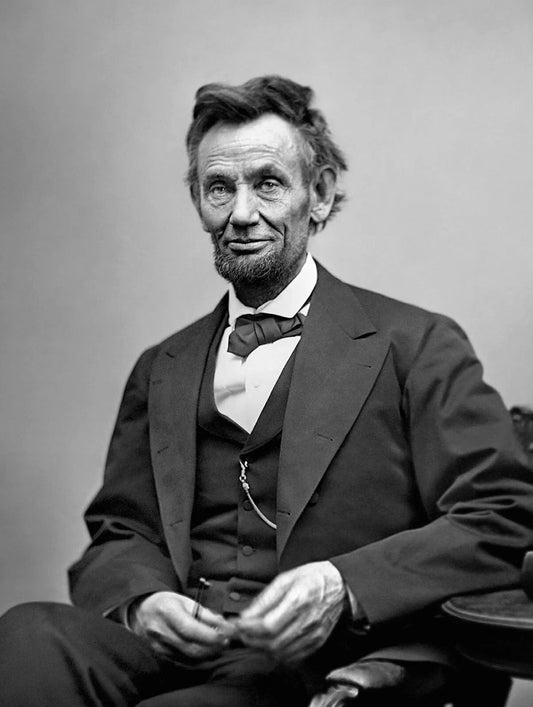 16Th President Abraham Lincoln Portrait Picture Keychain Print