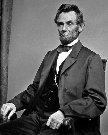 16Th Us President Abraham Lincoln Glossy Magnet 1864 Historical Magnet