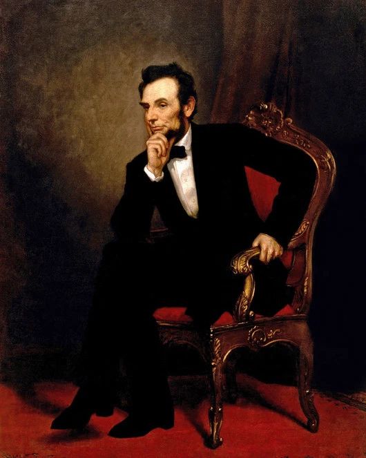 16Th Us President Abraham Lincoln Glossy Keychain Political Keychain