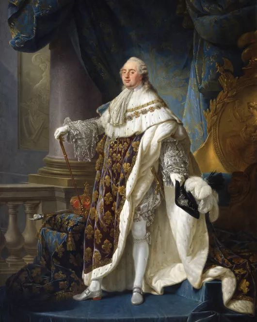 1772 Louis Auguste Xvi Glossy Keychain Painting Print King Of France Keychain