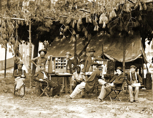 1864 9Th Army Corps Petersburg Virginia Old Military Photo Reprint