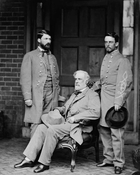 1865 Civil War Confederate General Robert E Lee W Sons Glossy Magnet Print