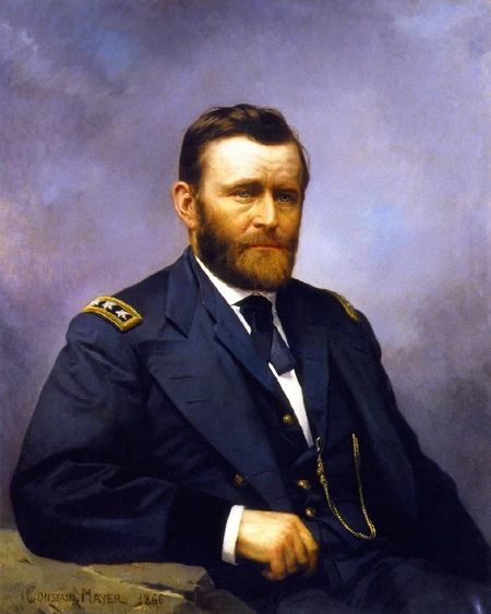 1866 Civil War General Ulysses S Grant Glossy Magnet Vintage Magnet