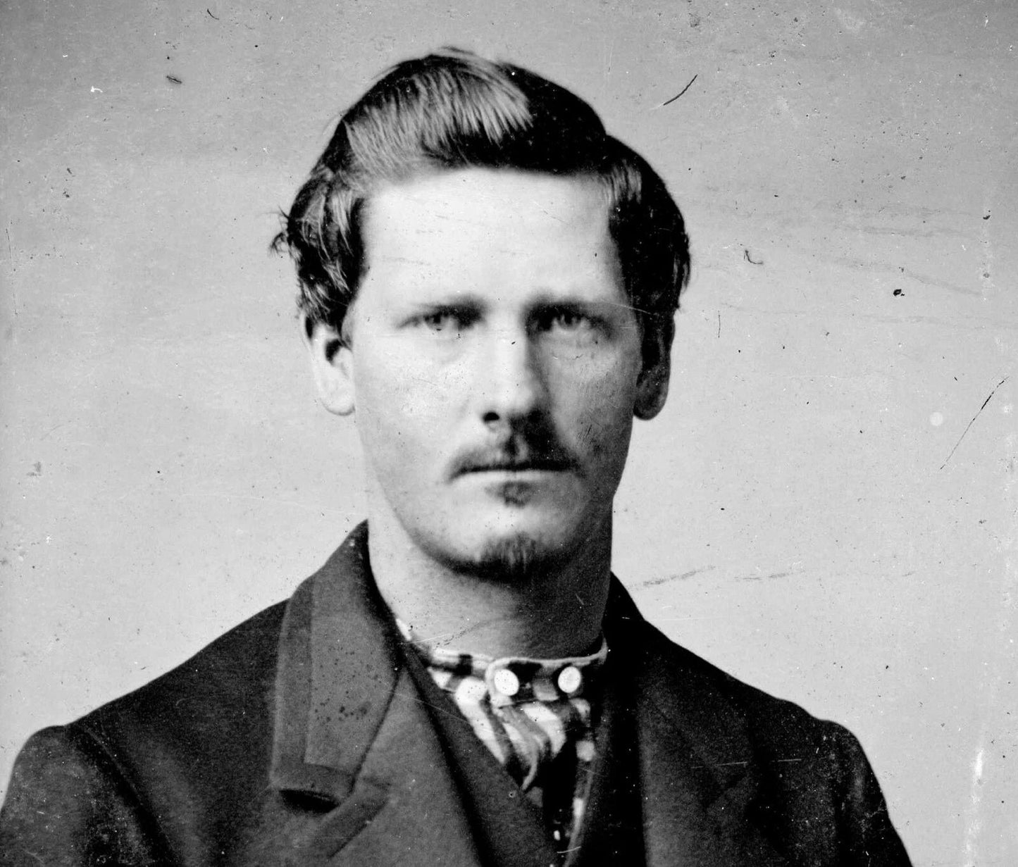 1869 21 Year Old Wyatt Earp Cowboy Sherriff Vintage Keychain Western