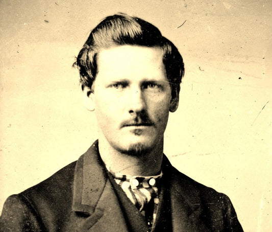 1869 21 Year Old Wyatt Earp Western Cowboy Sherriff 300 Piece Jigsaw Puzzle